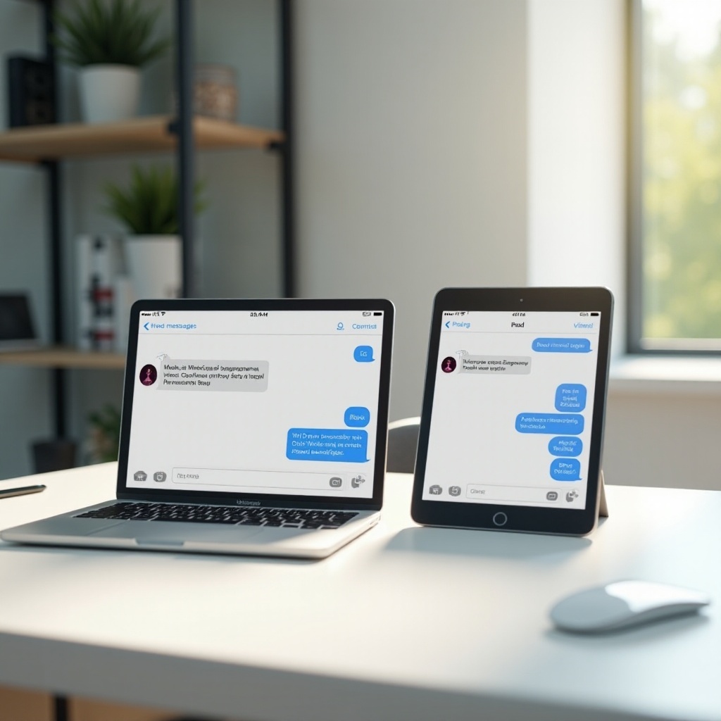 cómo sincronizar mensajes en iPad y iPhone