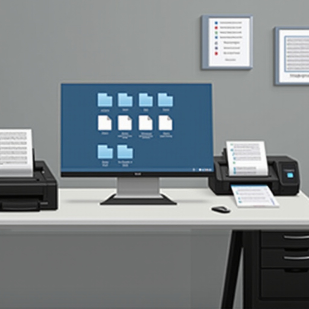 cómo imprimir todos los elementos en una carpeta de archivos