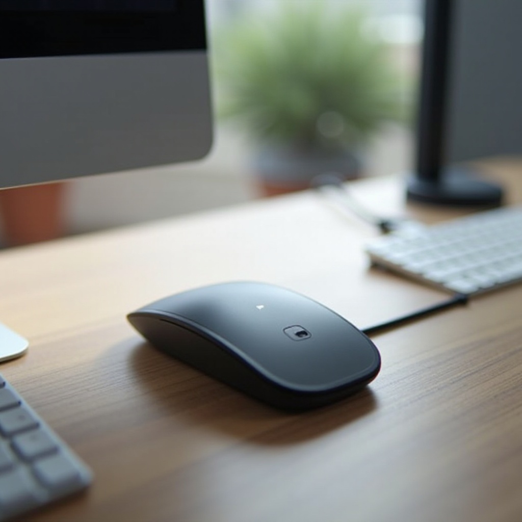 как узнать, заряжается ли мышь Mac