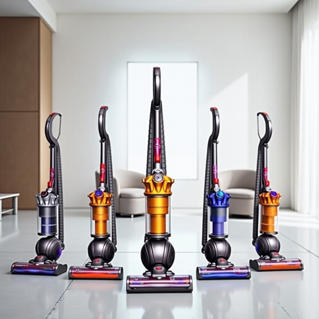 сравните вертикальные пылесосы dyson